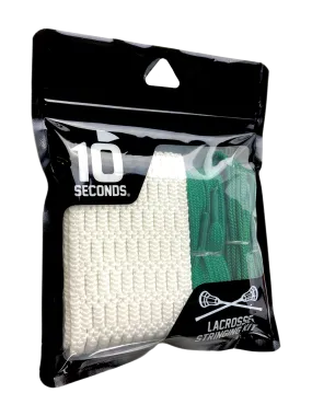 10 Seconds ® Proline Lacrosse Stringing Kit | Triple Green