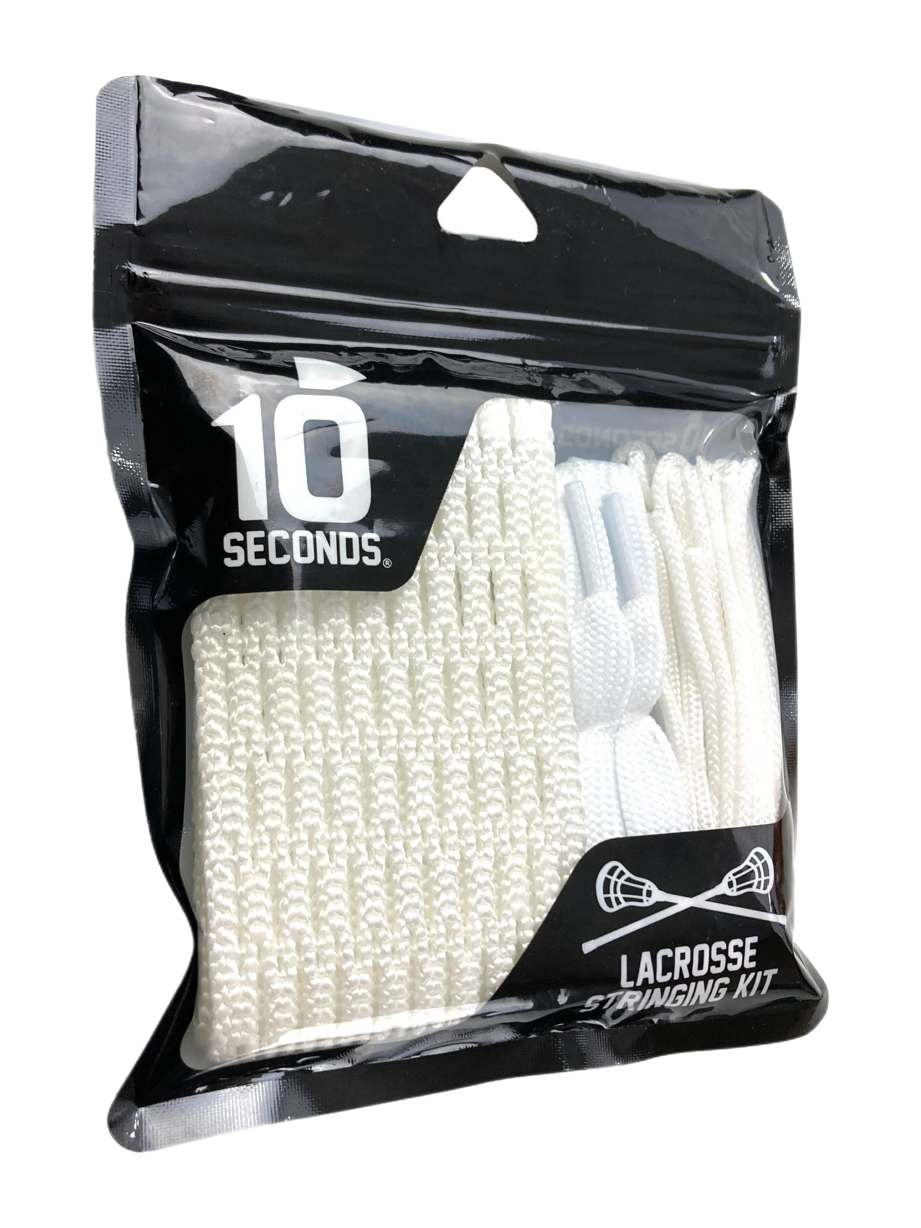 10 Seconds ® Proline Lacrosse Stringing Kit | Triple White