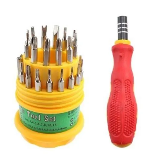 10mm powerful Drill Machine With 31 pcs Toolkit and 1 masonry Bit Home toolkit