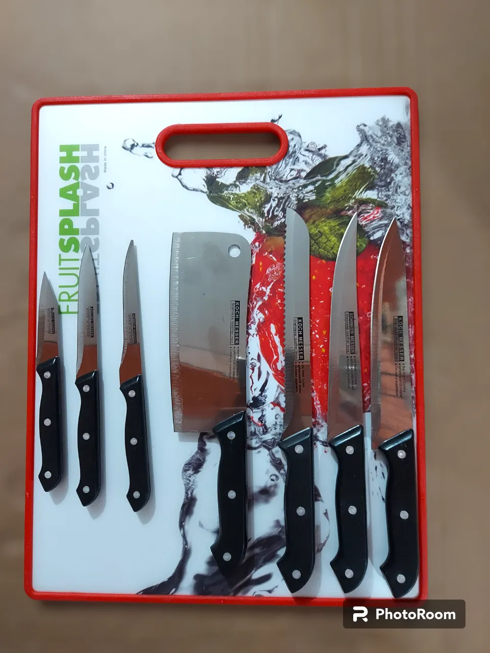 11 in 1 Koch Messer Knives Set with Scissor & Cutting Boar