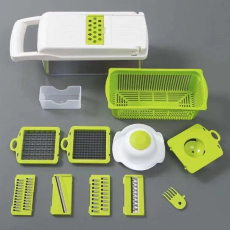 12 in 1 Manual Vegetable Chopper Kitchen Gadgets Food Chopper