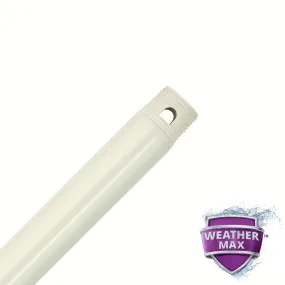 12" Downrod in Fresh White 99746 (Outdoor)