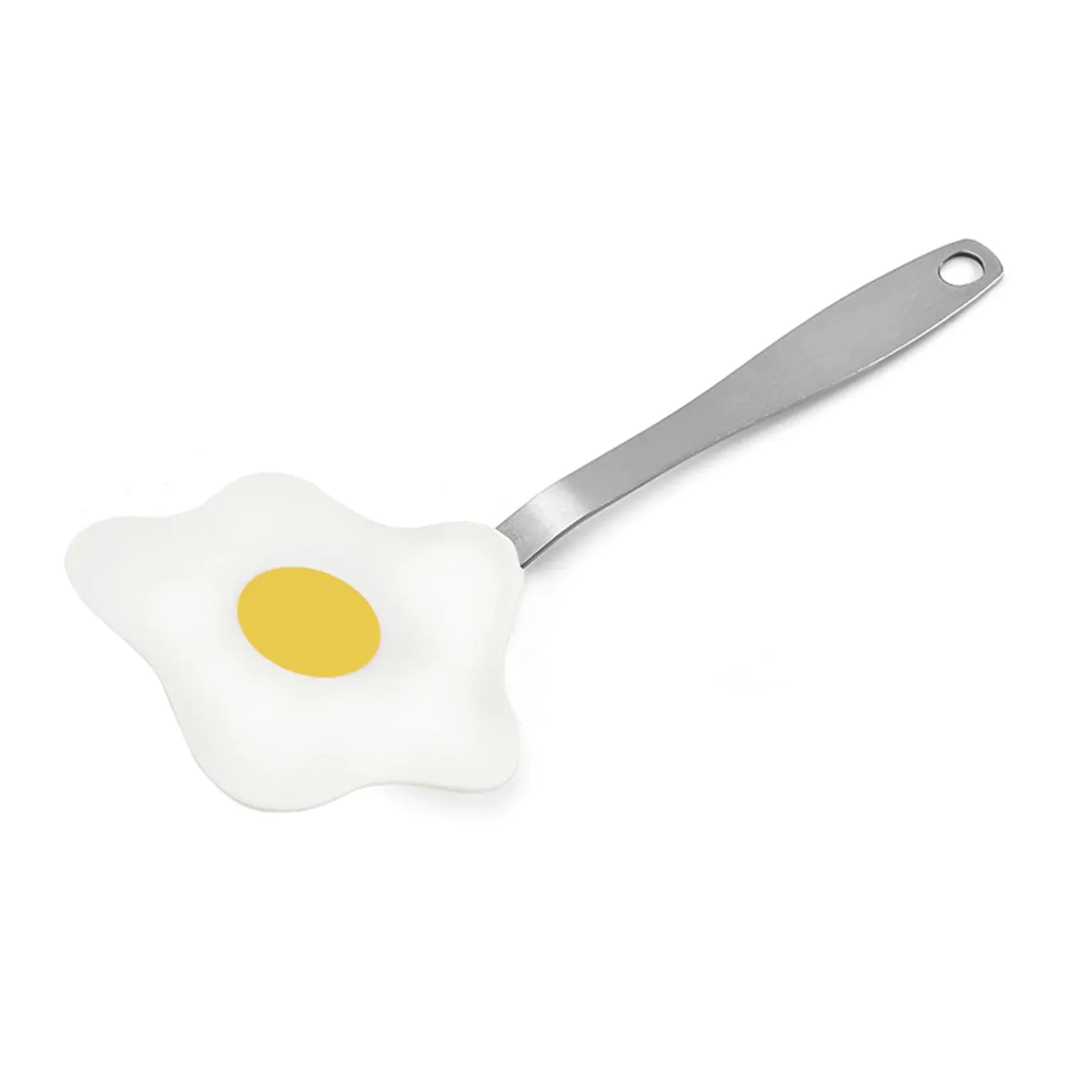 2338 Egg Shape Nylon Turner Non Stick Frying Shovel Fried Fish Omelet Spatula Pancake Pizza Pinball Cooking Tools Kitchen Utensils