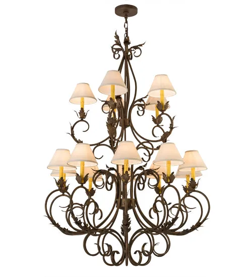 2nd Avenue Alexandria 87532.46.MOD Chandelier Light - Cortez Gold