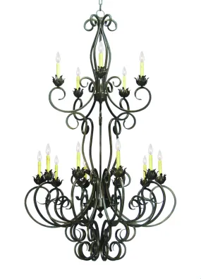 2nd Avenue Alexis 871502.42 Chandelier Light - Gilded Tobacco