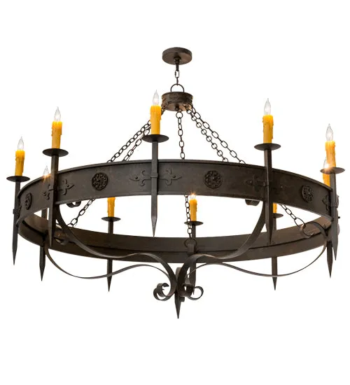 2nd Avenue Calandra 871019.66.065T Chandelier Light - Chestnut