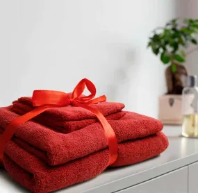 4 PCs Towel Pack- Red