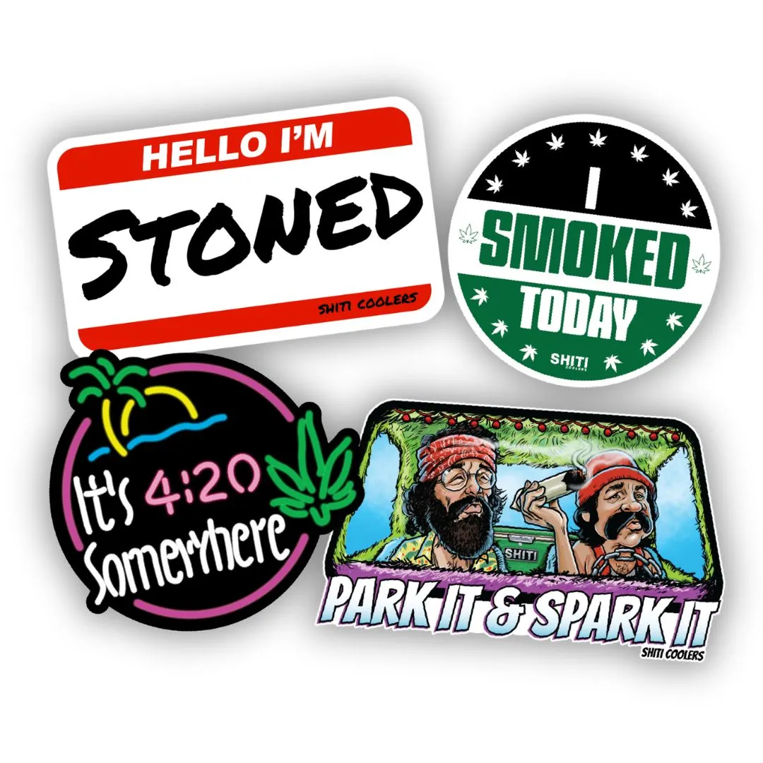 4:20 Sticker 4-Pack