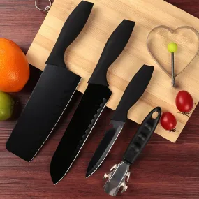 5-Piece Forged Kitchen Chef Cutlery Stainless Steel Knife Set, Chopping Knife, Chef Knife, Utility Knife, Butcher Knife (5pc)