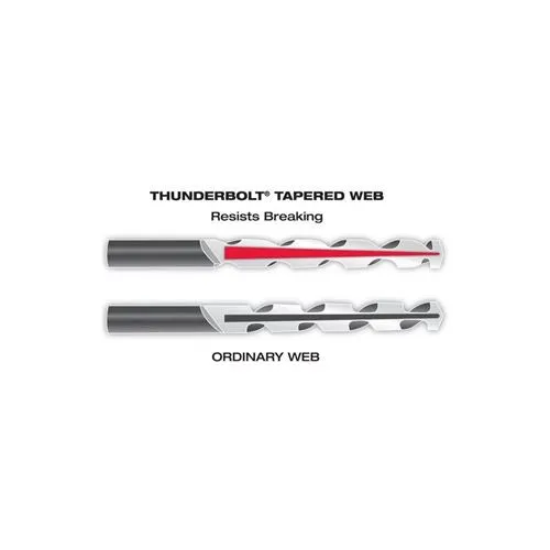 7/16" Thunderbolt® Titanium Coated Drill Bit