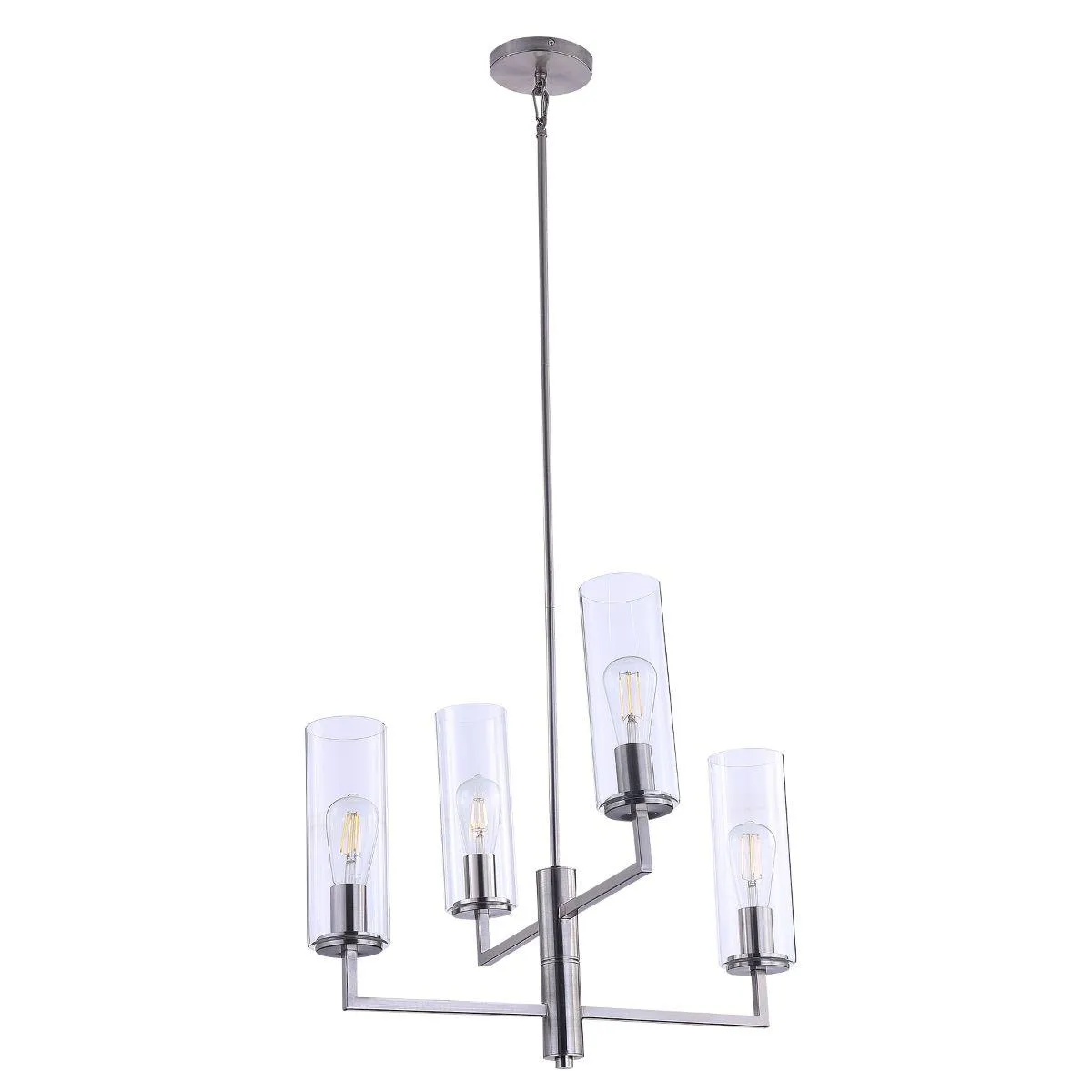 Acacia 24 in. 4 Lights Chandelier Brushed Nickel finish