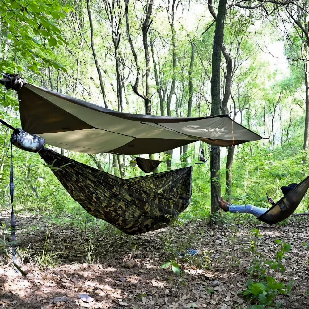 Aerie 11' Double Woodland Camouflage Hammock