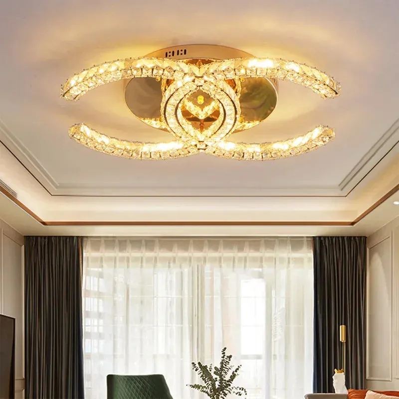 Aicurzio | Fashionable Luxury Crystal Gold Chandelier