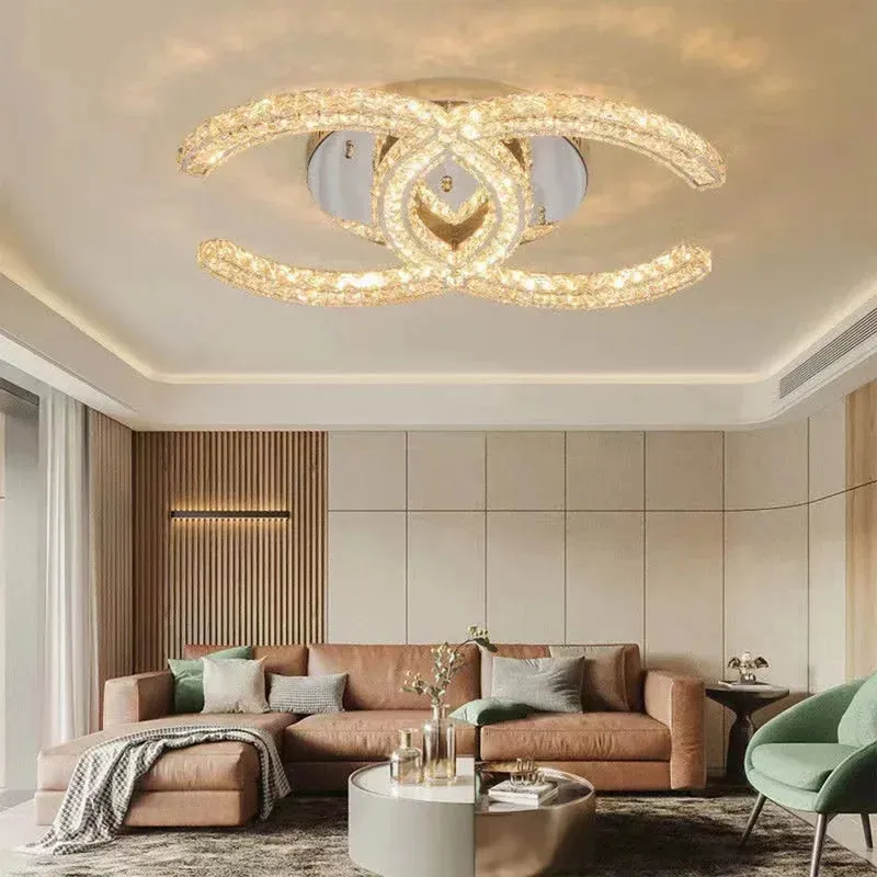 Aicurzio | Fashionable Luxury Crystal Gold Chandelier