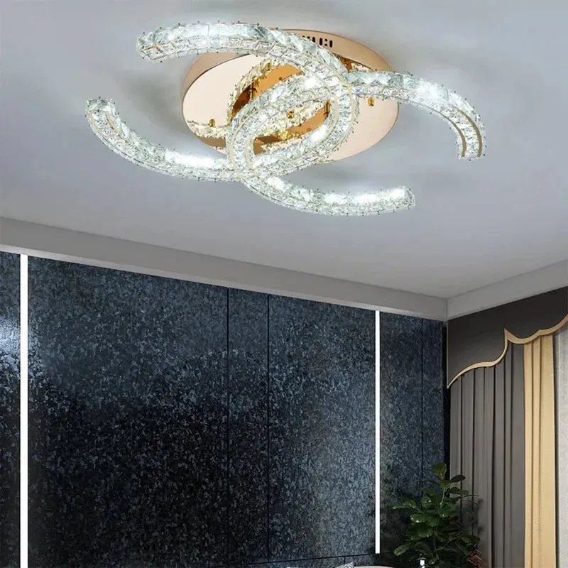 Aicurzio | Fashionable Luxury Crystal Gold Chandelier