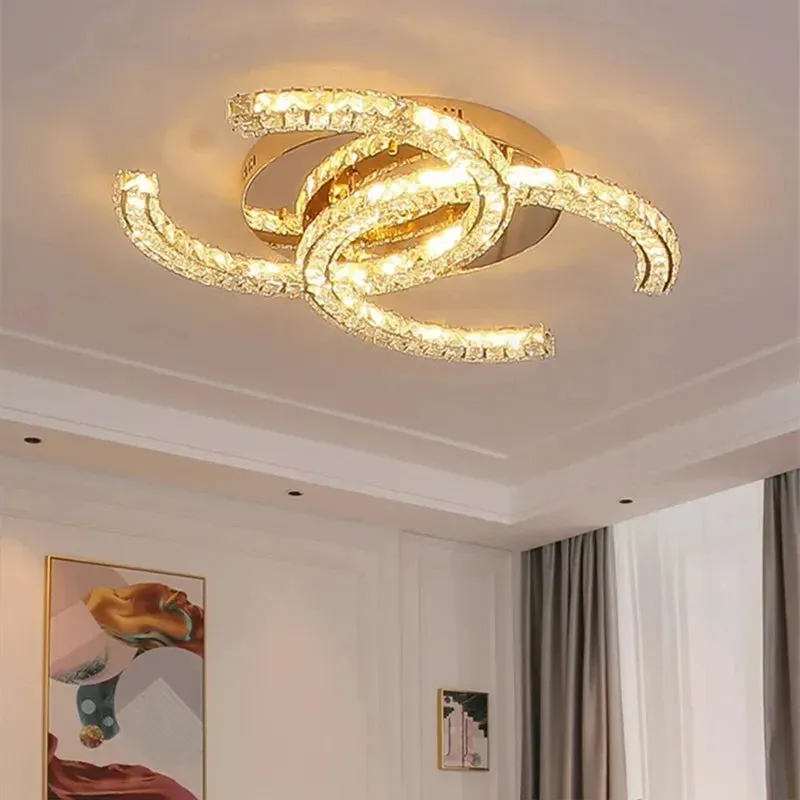 Aicurzio | Fashionable Luxury Crystal Gold Chandelier