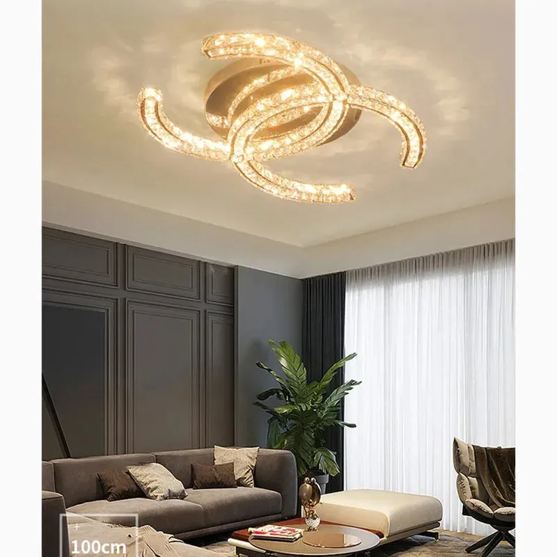 Aicurzio | Fashionable Luxury Crystal Gold Chandelier