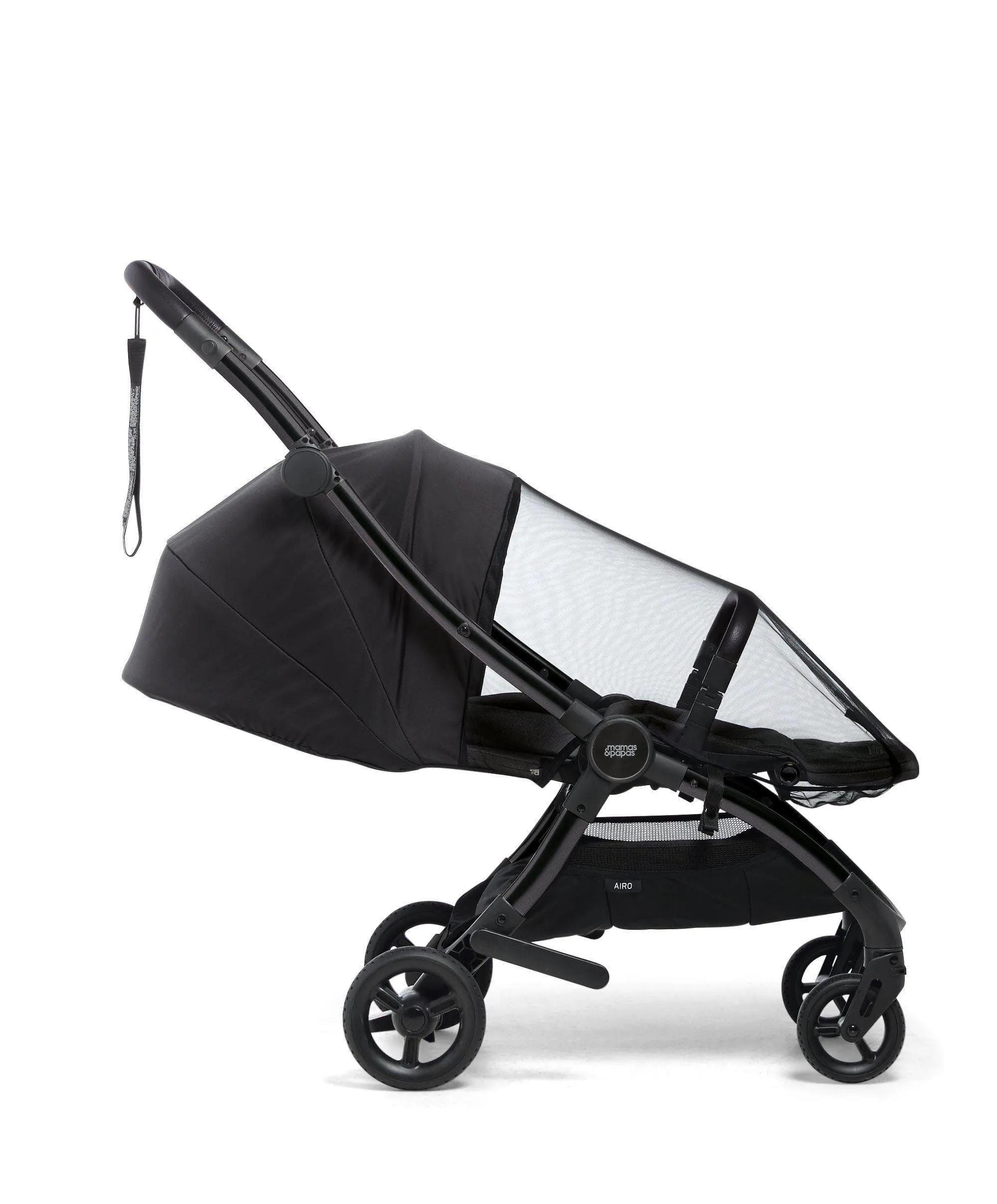 Airo Pushchair Sunshield & Insect Net - Black