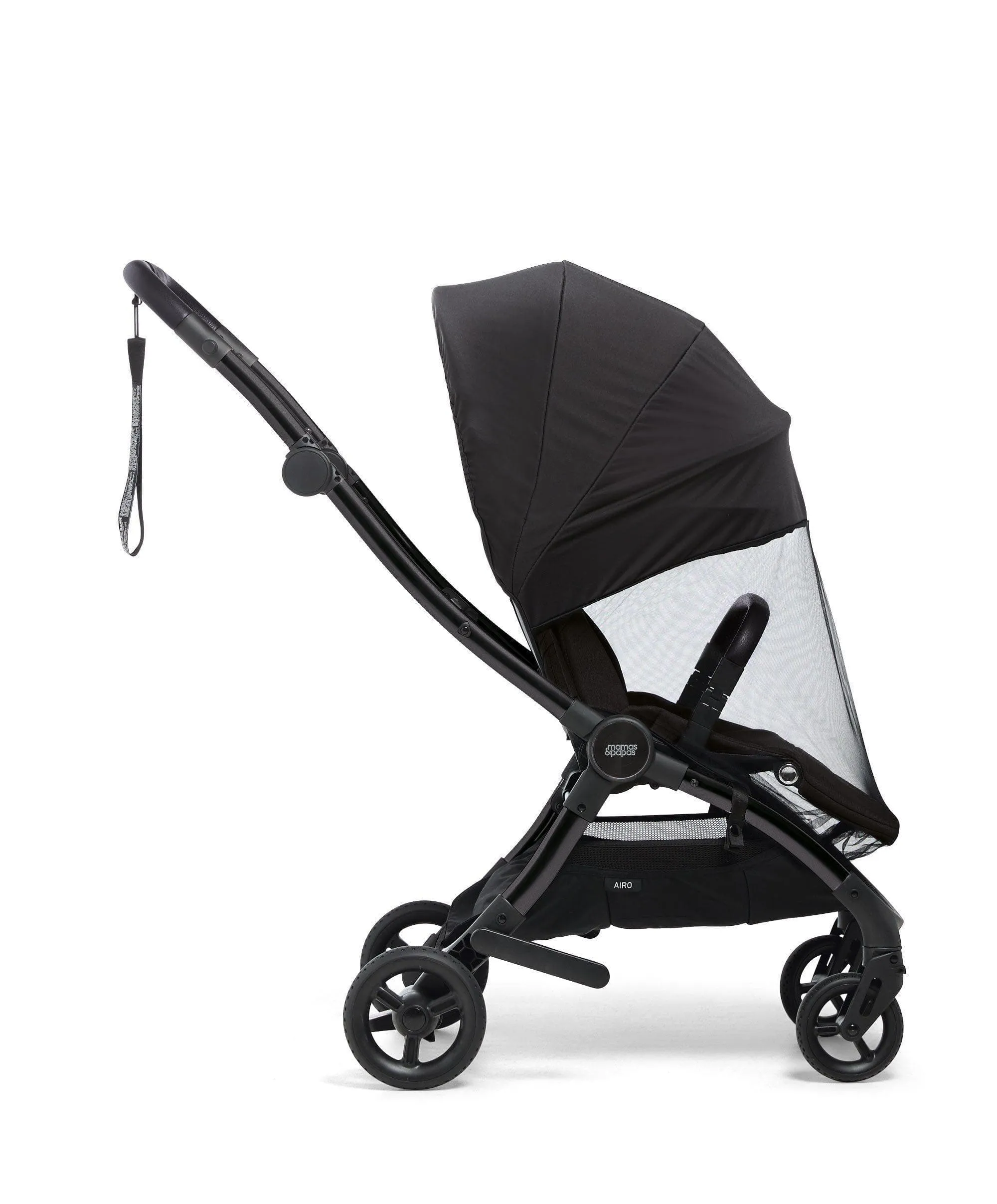 Airo Pushchair Sunshield & Insect Net - Black