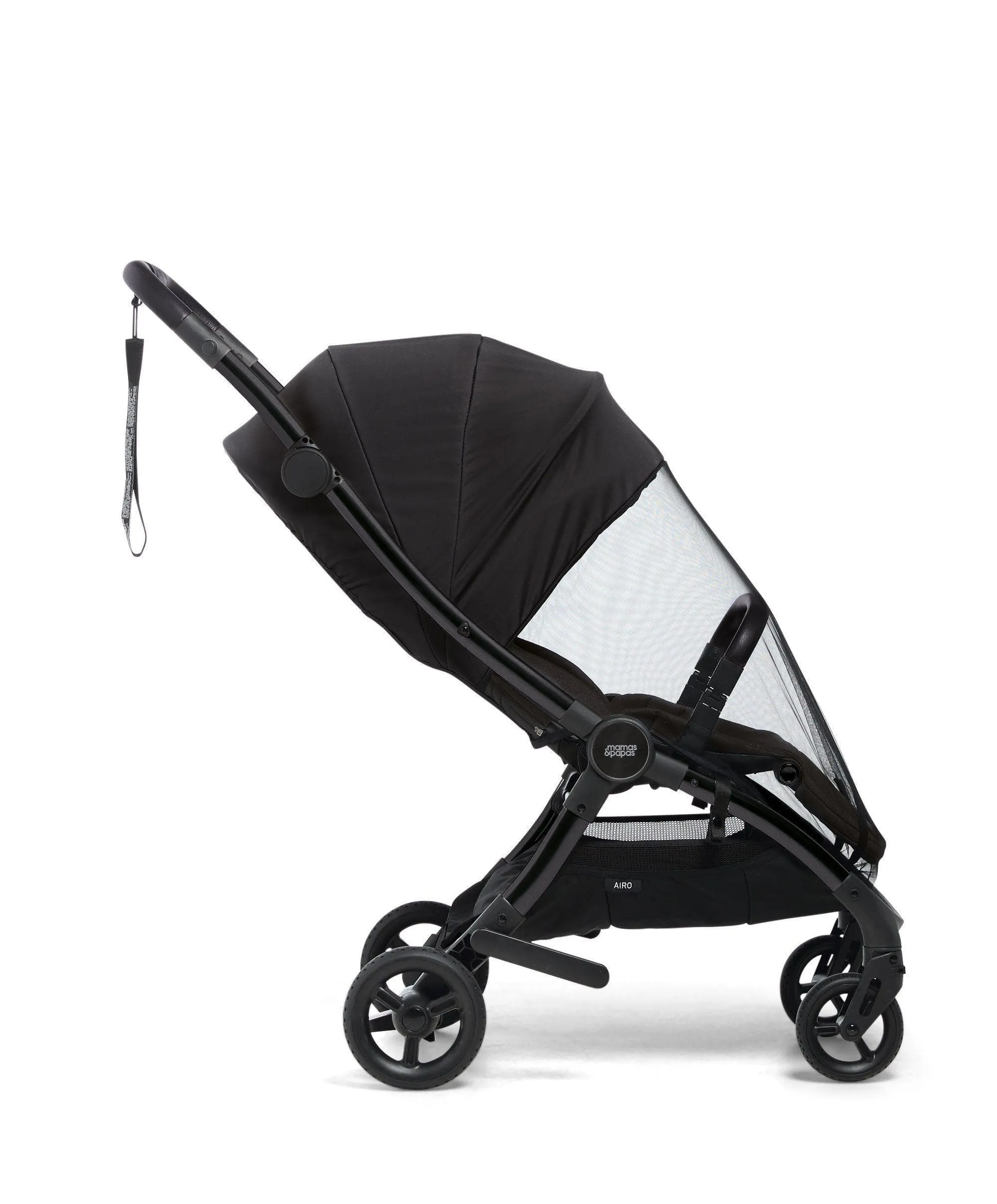 Airo Pushchair Sunshield & Insect Net - Black