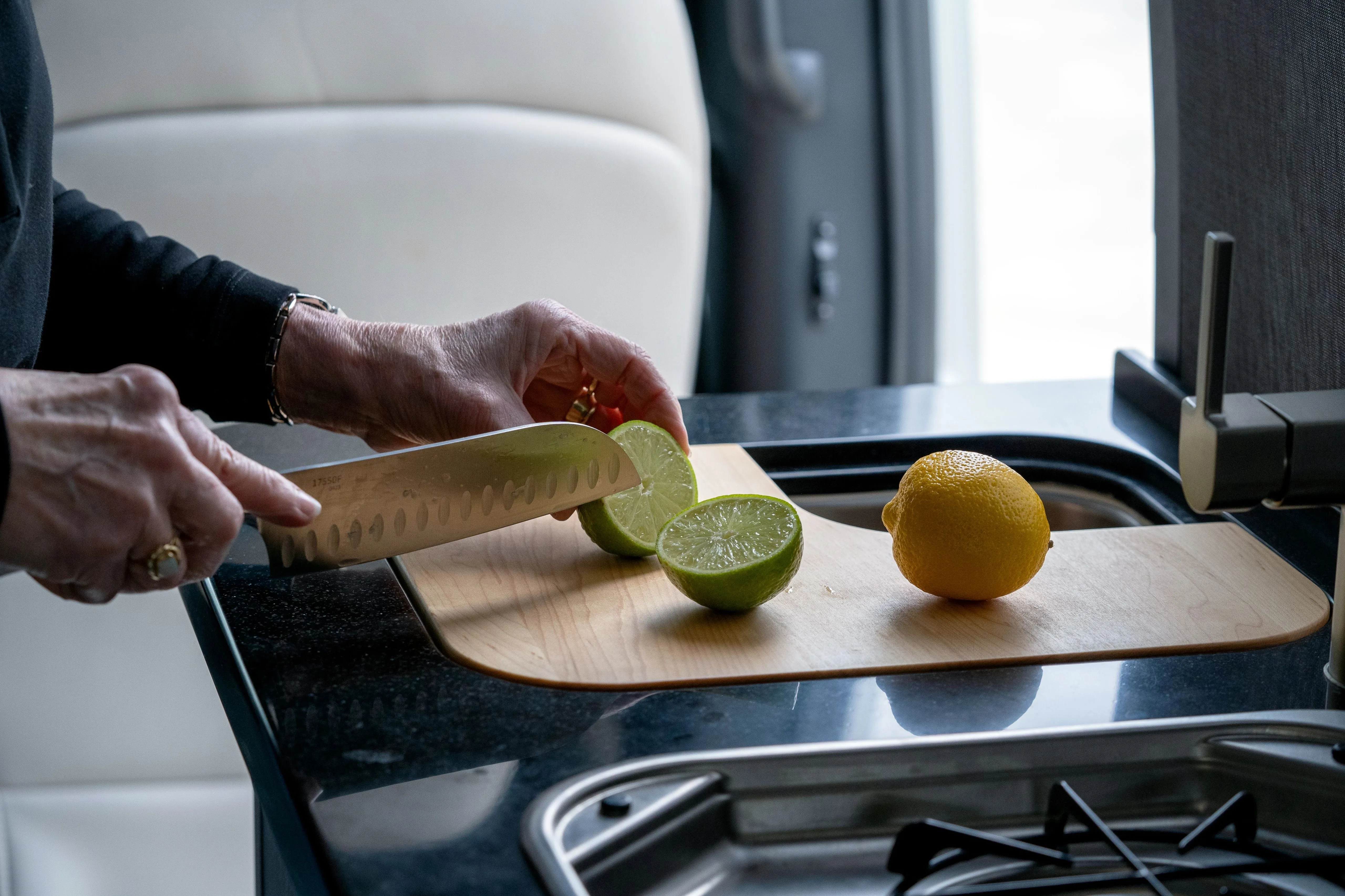 Airstream Custom Sink Cutting Boards for Interstate 24GT