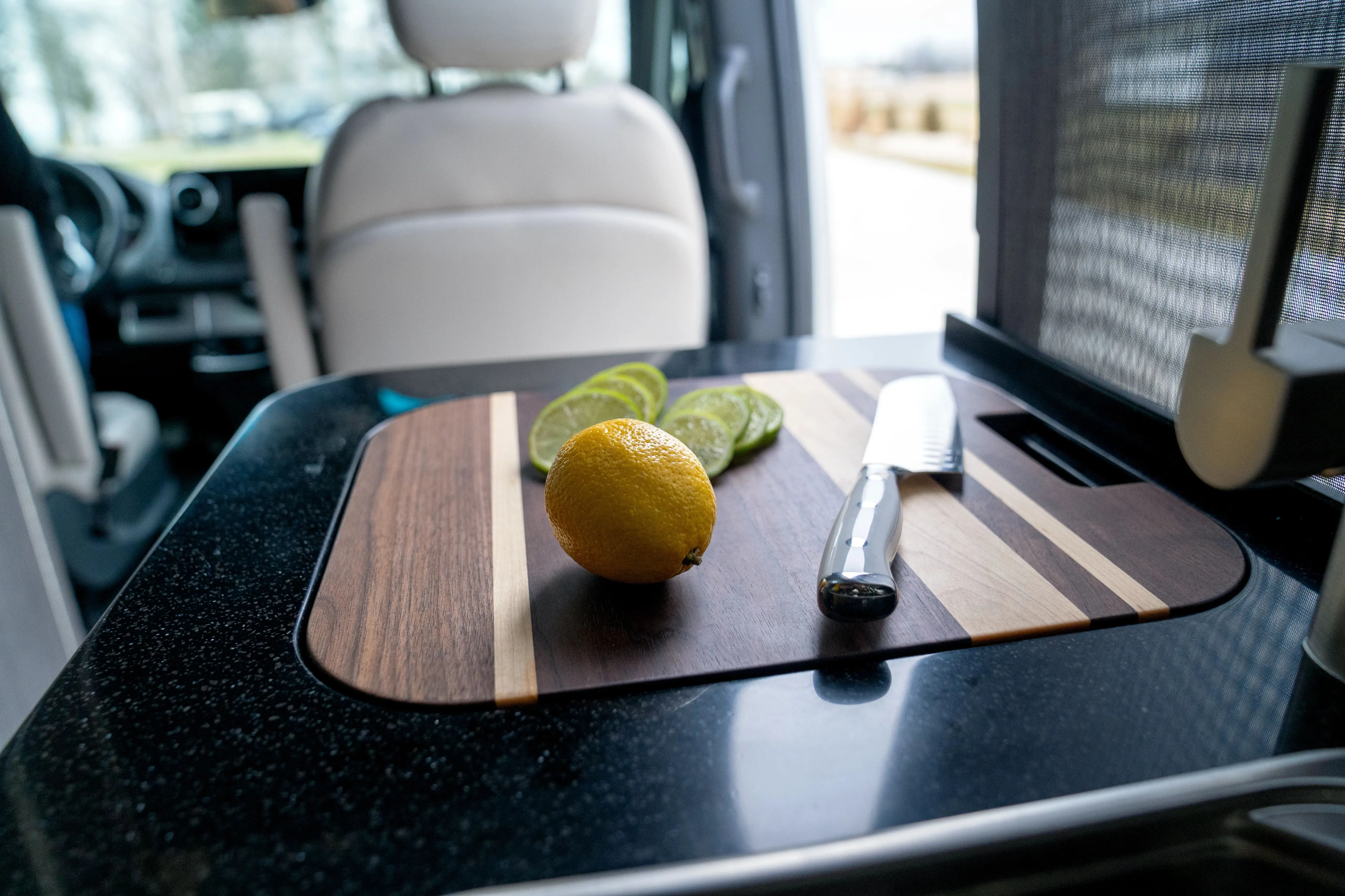 Airstream Custom Sink Cutting Boards for Interstate 24GT