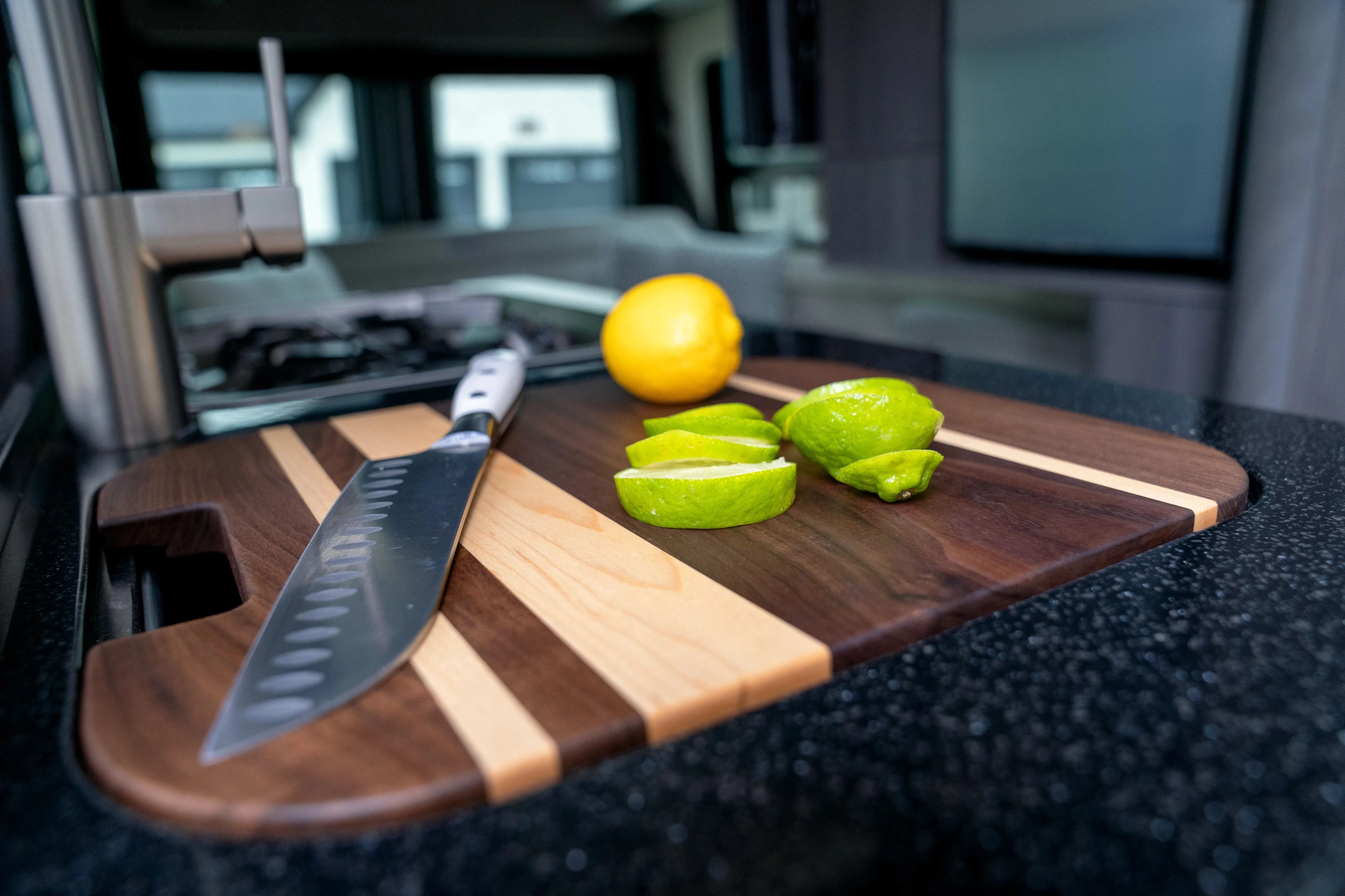 Airstream Custom Sink Cutting Boards for Interstate 24GT