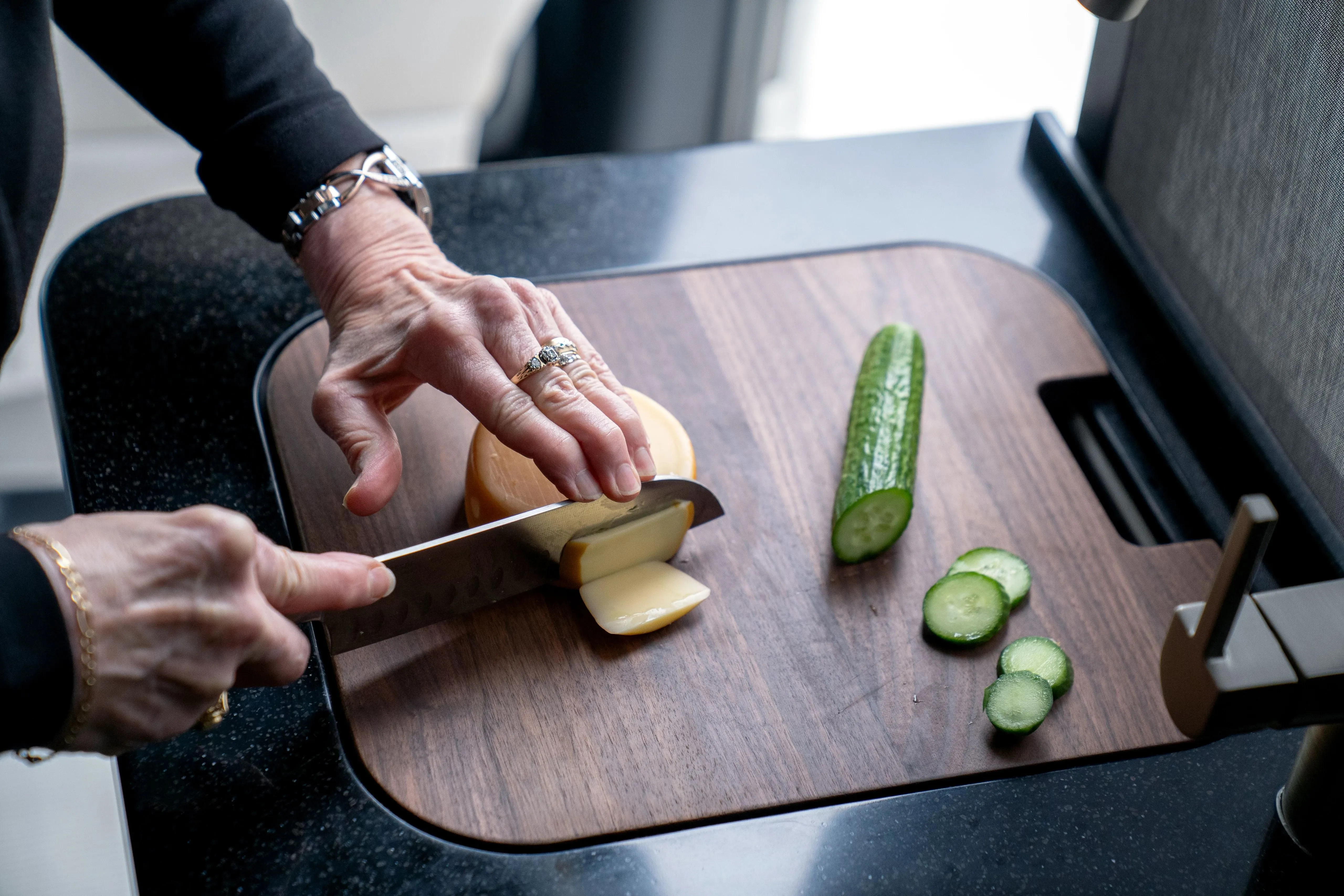 Airstream Custom Sink Cutting Boards for Interstate 24GT