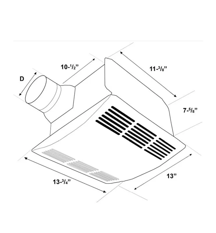 Airzone SE110X 110CFM Ultra Quiet Premium Fan With Heater, 1000W