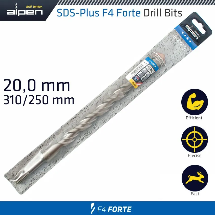 ALPEN SDS PLUS DRILL BIT 310 X 250  20.0MM ALP84720