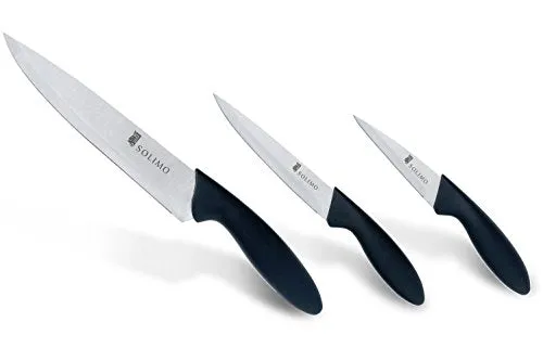 Amazon Brand - Solimo Classic Stainless Steel 3-Piece Knife Set