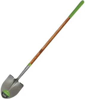 Ames 2535600 Shovel, 8-3/4 in W Blade, Steel Blade, Hardwood Handle, Long Handle, 48 in L Handle :EA: QUANTITY: 1