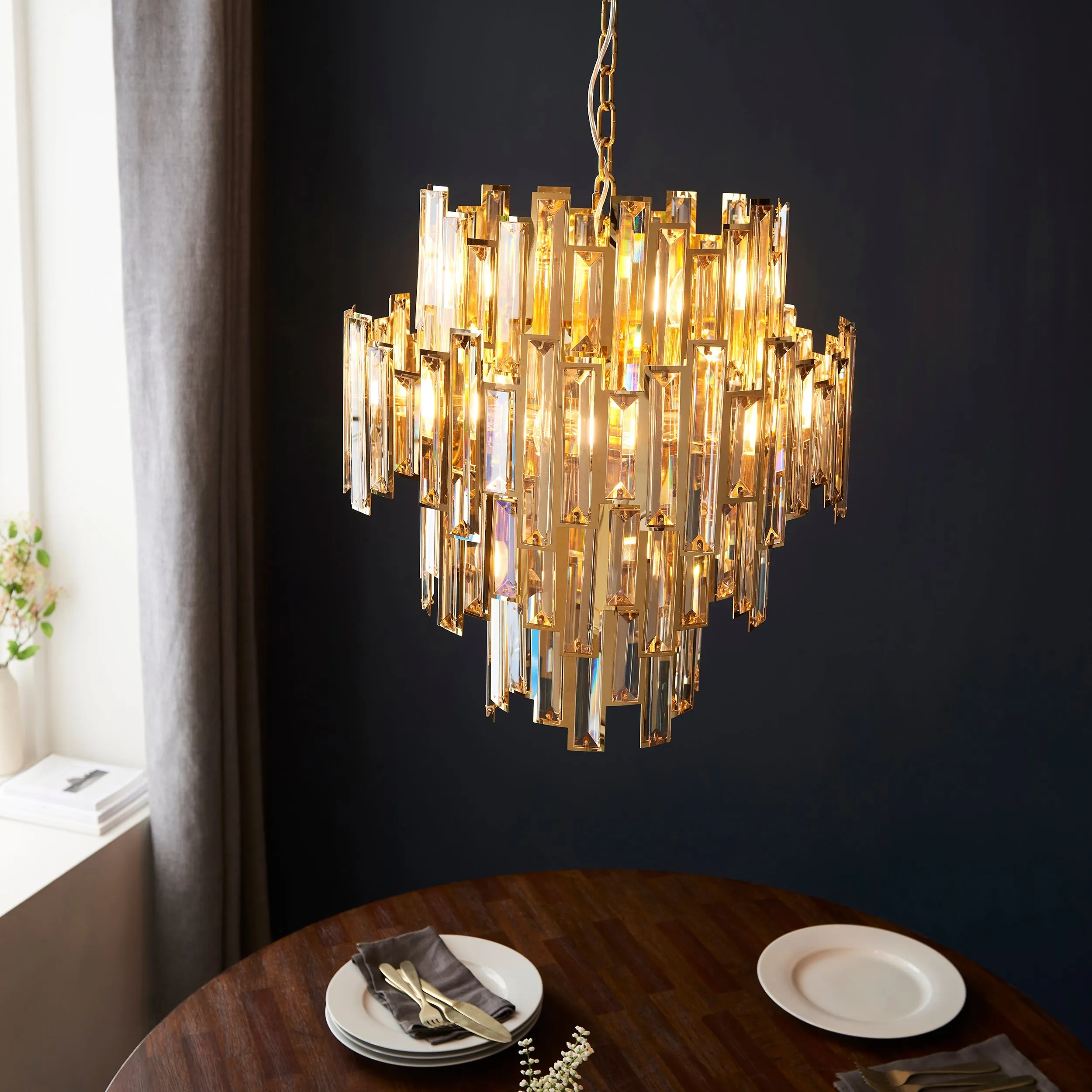 Amos Sandringham Chandelier Small