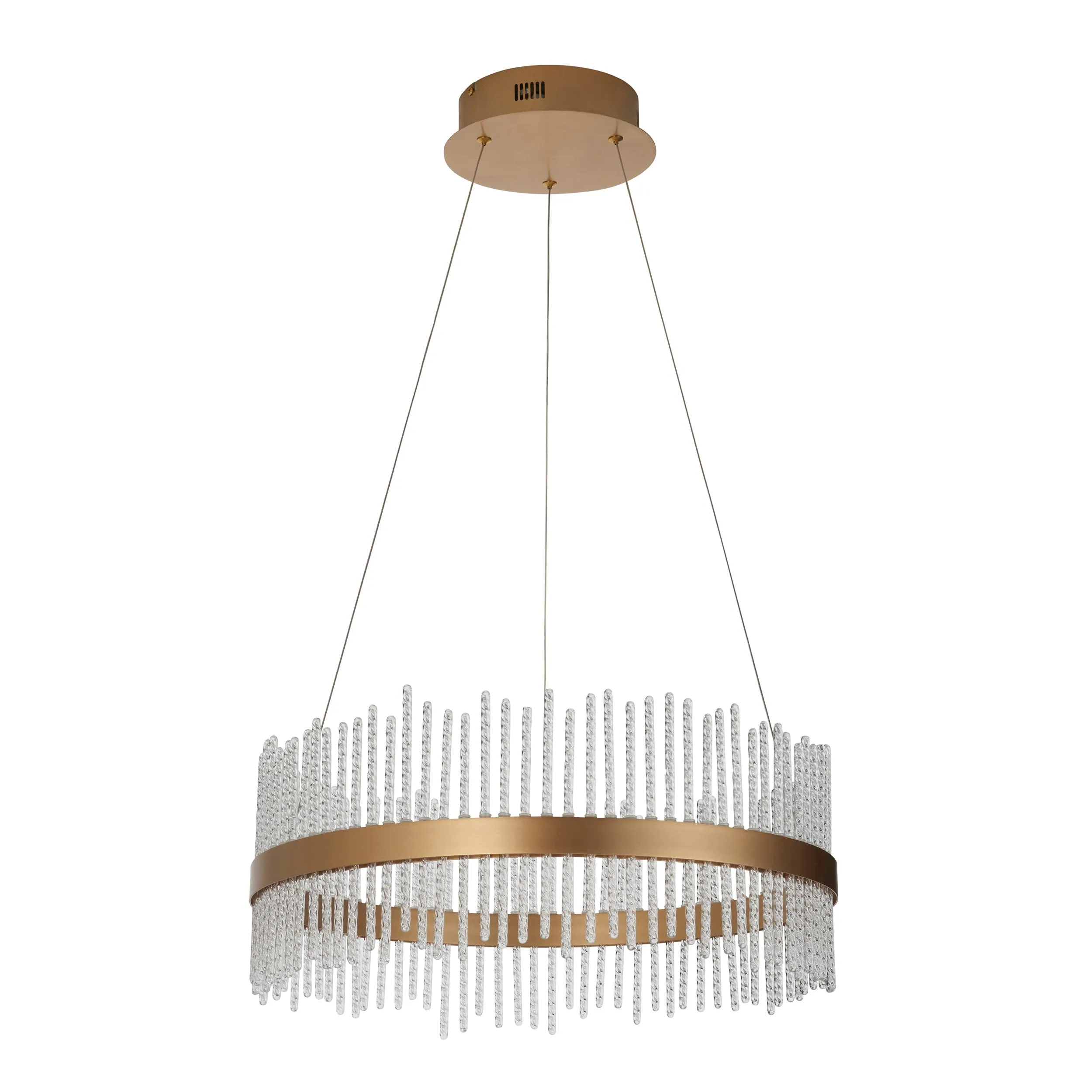 Amos Vanburgh Small Pendant Chandelier Brushed Gold