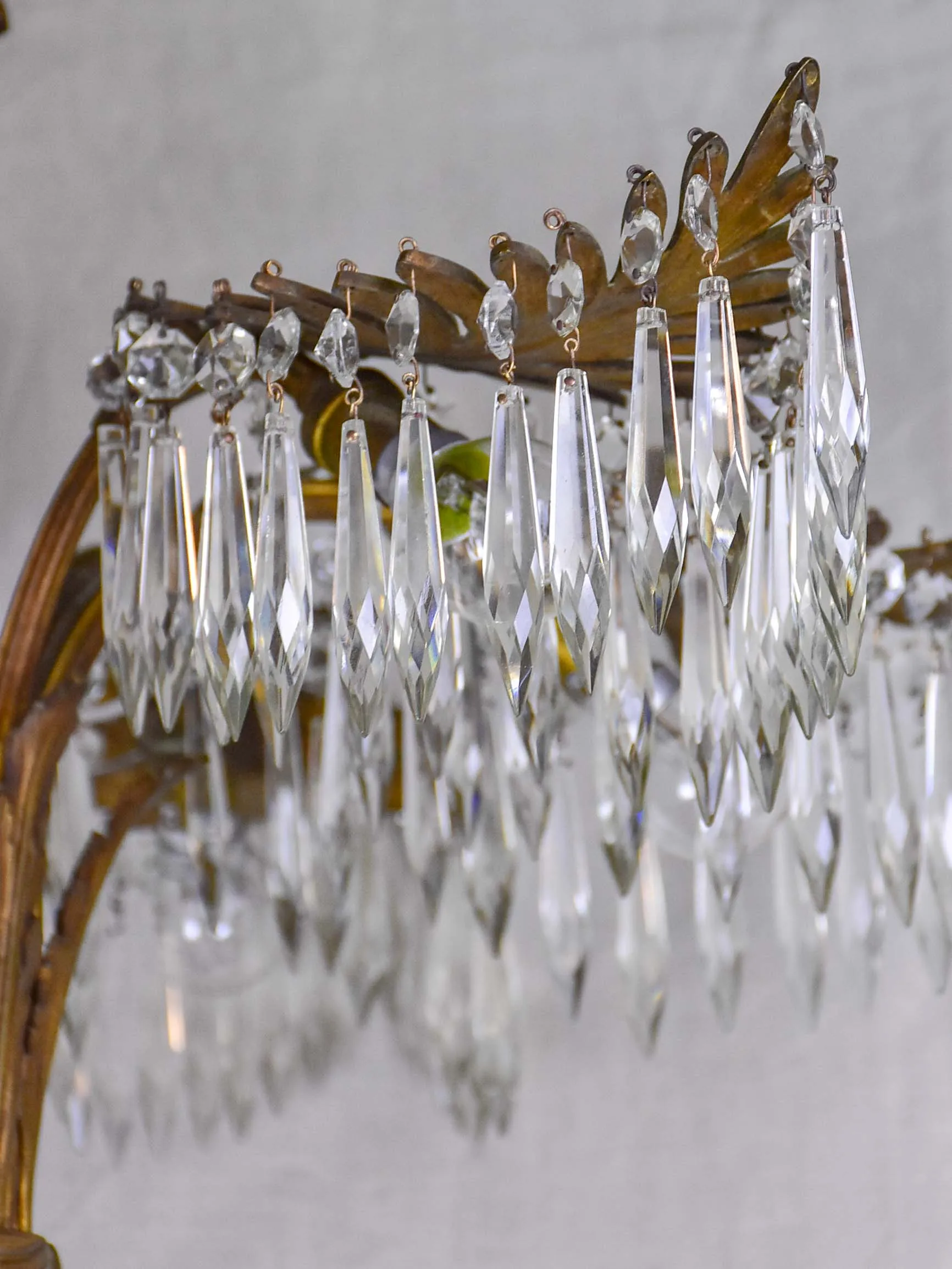 An antique palm chandelier - style Josef Hoffmann