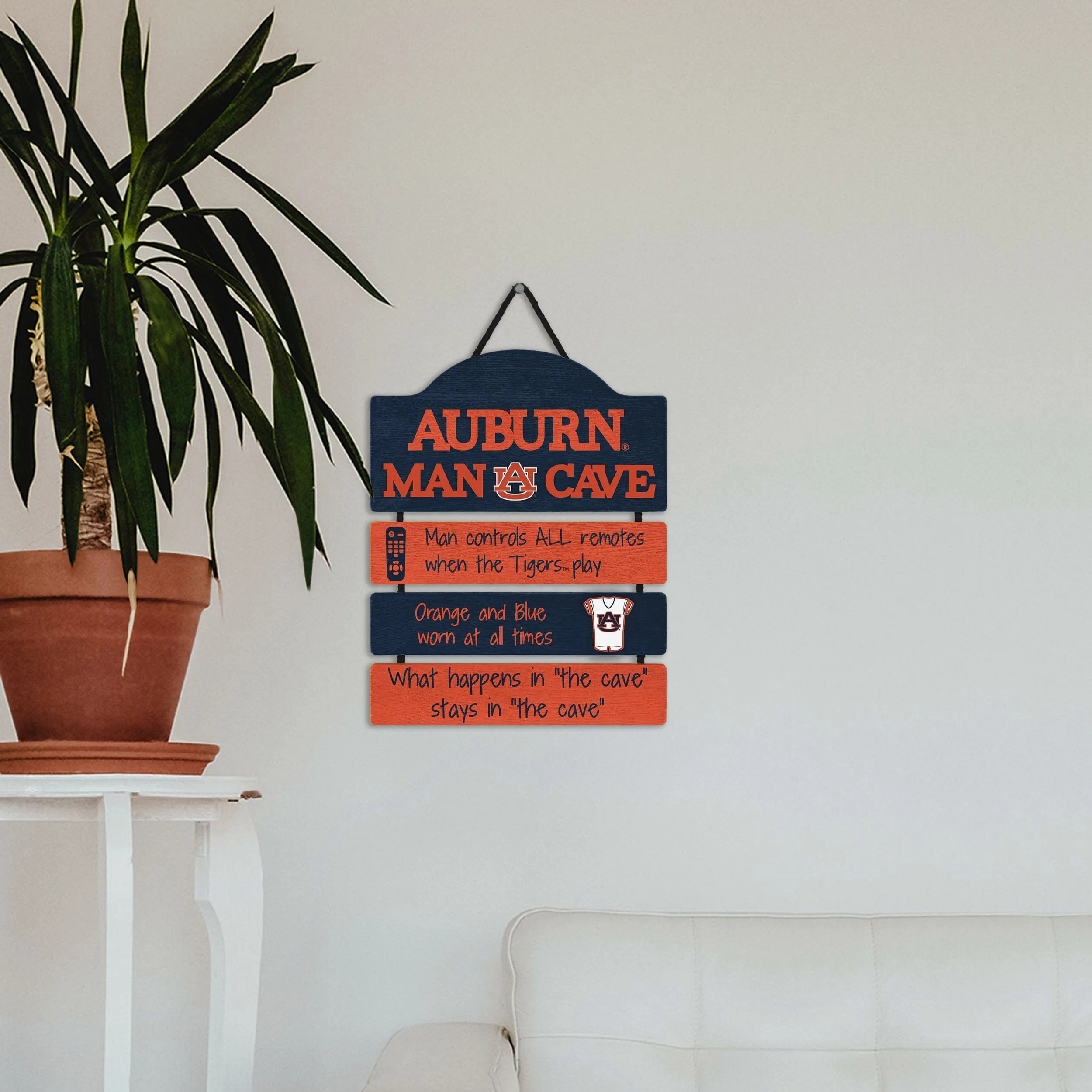 Auburn Tigers Mancave Sign