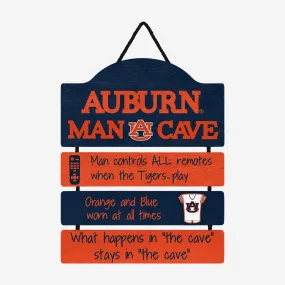 Auburn Tigers Mancave Sign