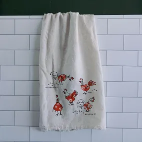 Backyard Chickens Dish Towel