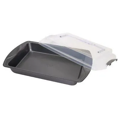 Baker's Secret Nonstick Roaster Pan with Serving Lid