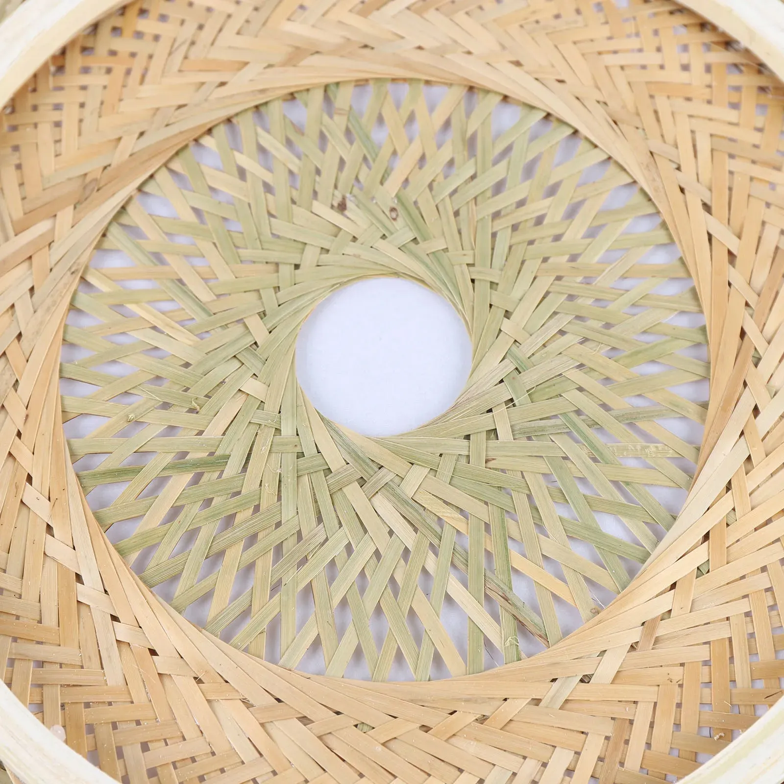 Bamboo Ceiling Light Fixture