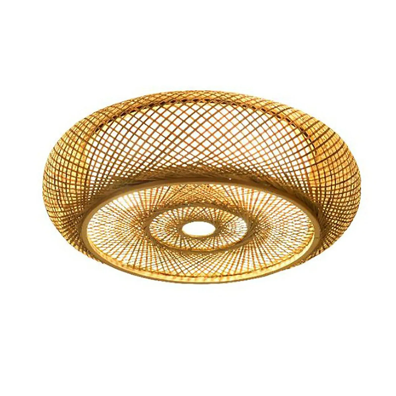 Bamboo Ceiling Light Fixture