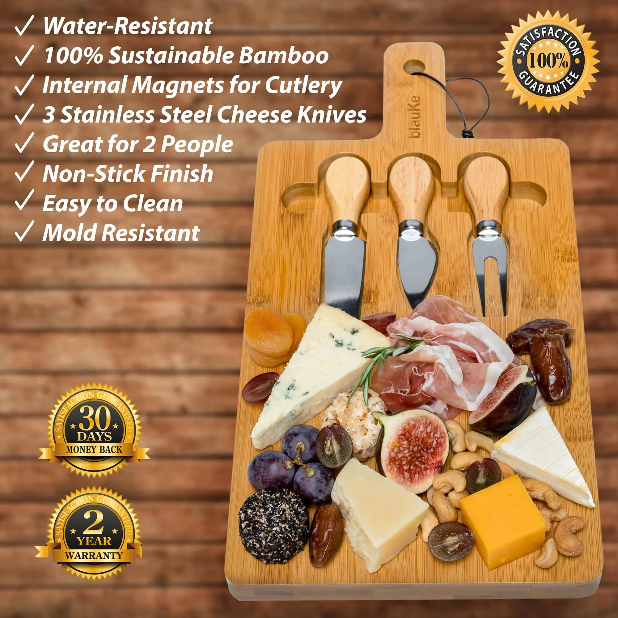 Bamboo Cheese Board and Knife Set: A Stylish Culinary Companion