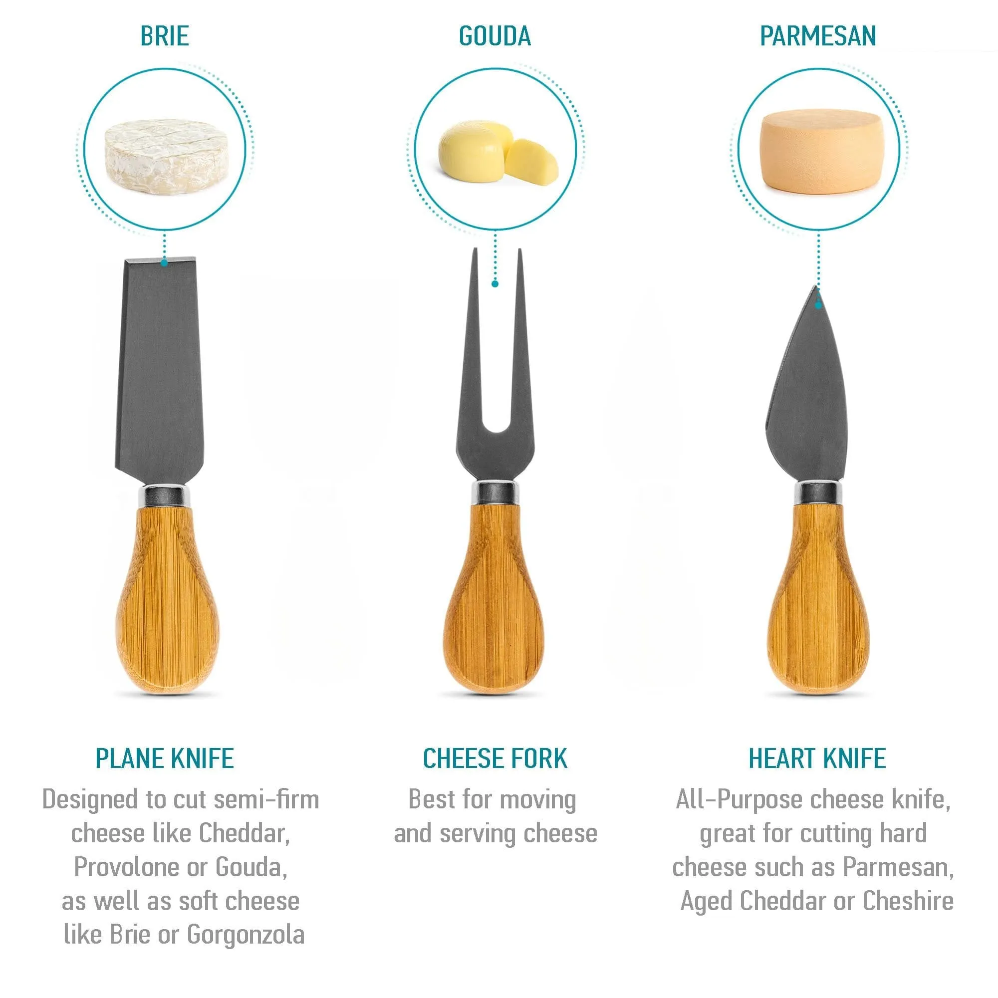 Bamboo Cheese Board and Knife Set: A Stylish Culinary Companion