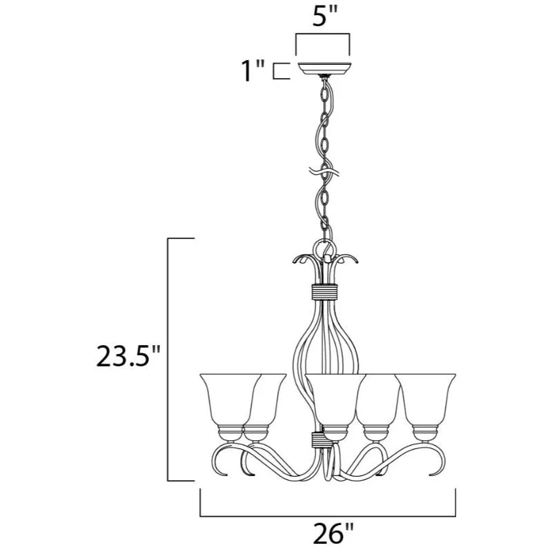 Basix 26" Chandeliers