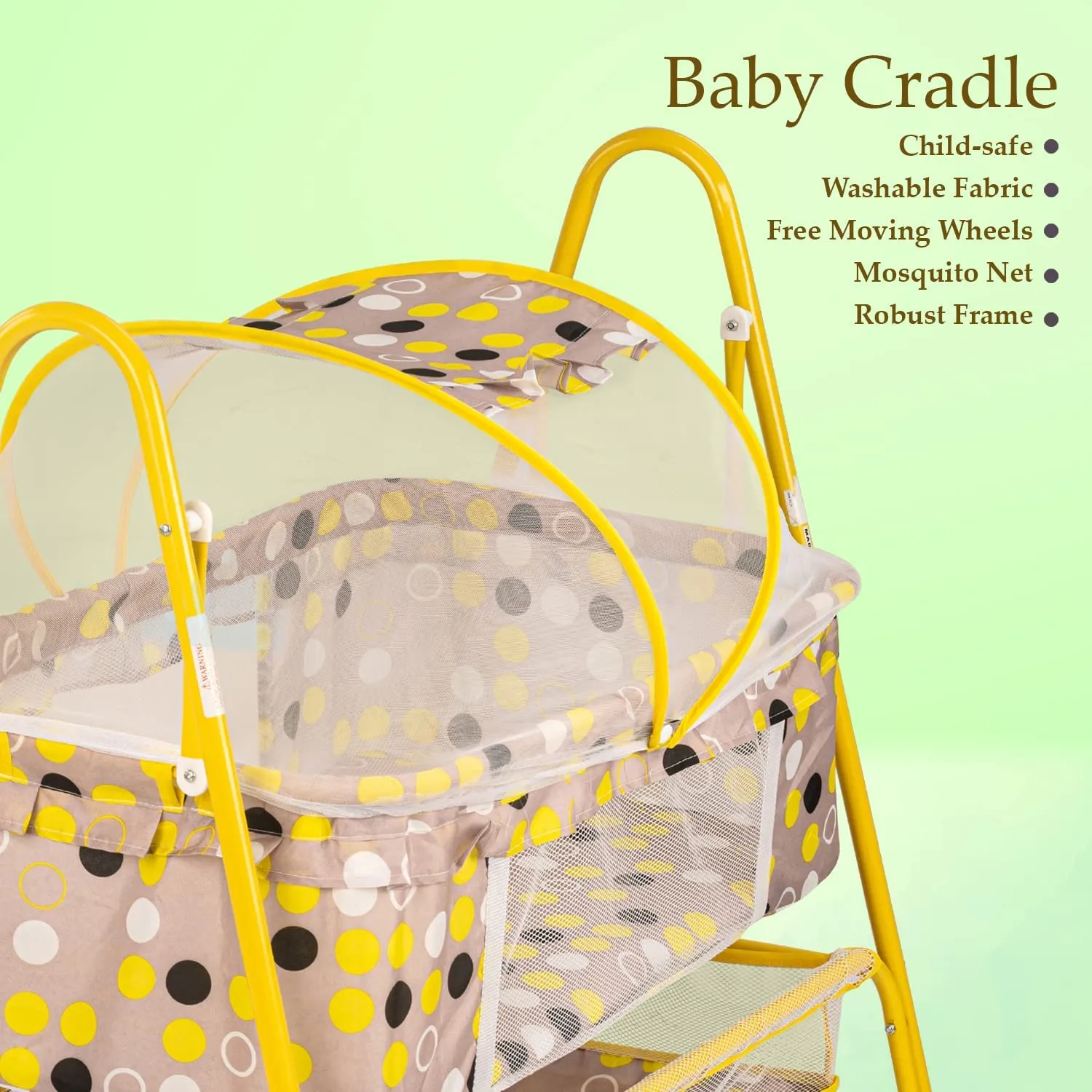 BAYBEE Arise Baby Swing Cradle for Baby with Mosquito Net, Palna Jhula for Baby