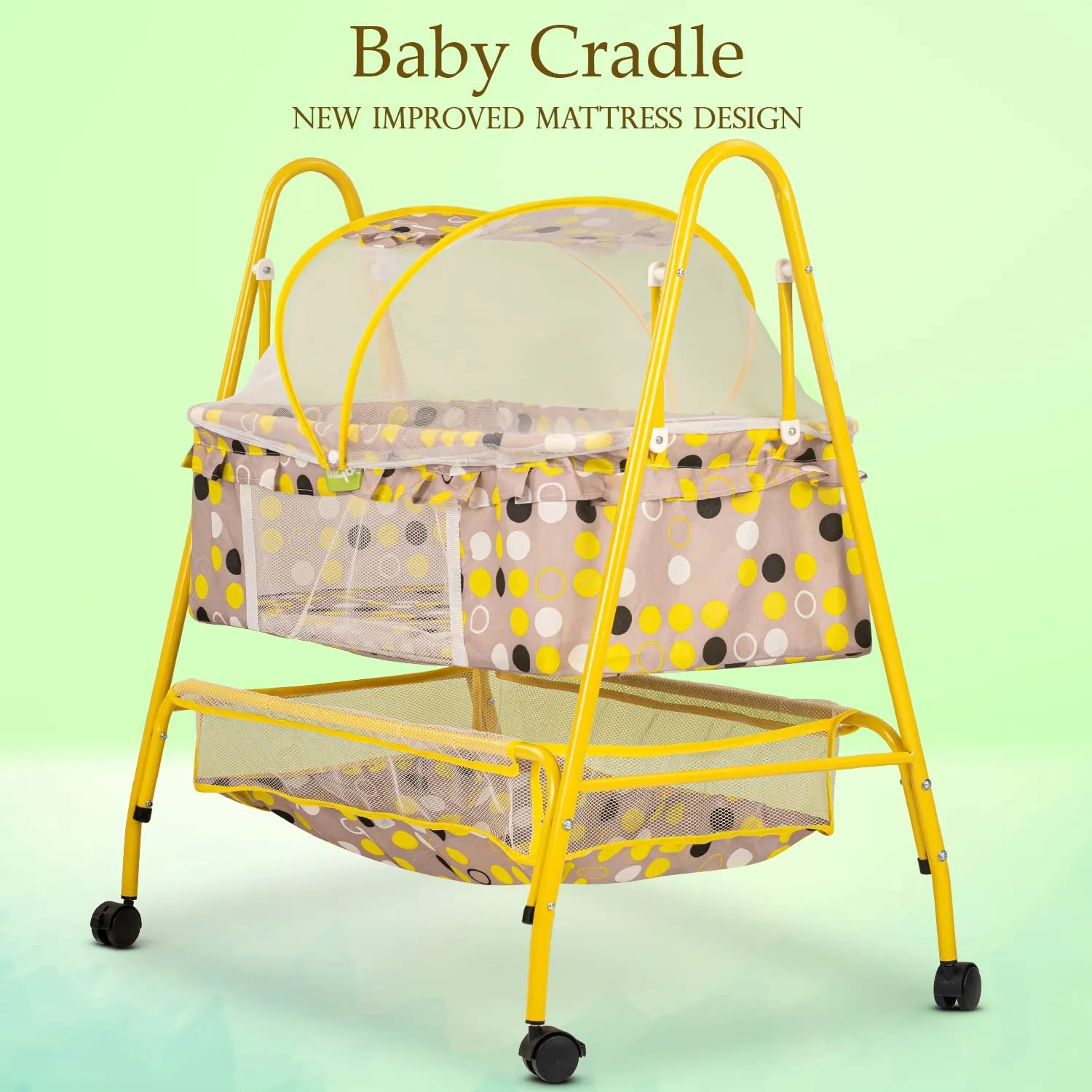 BAYBEE Arise Baby Swing Cradle for Baby with Mosquito Net, Palna Jhula for Baby