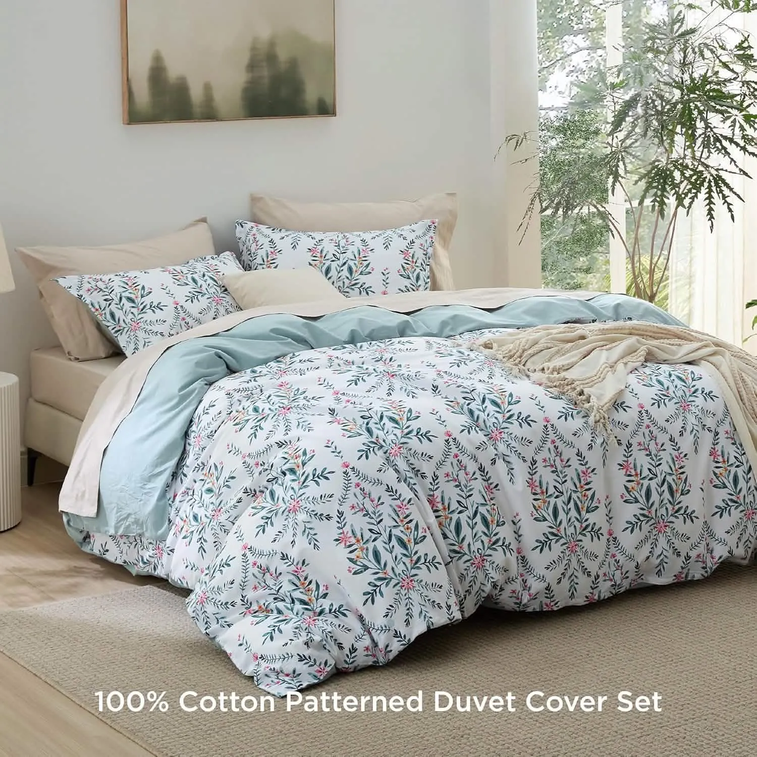 Bedsure Ultimate Comfort With Stylish Design Aqua Blue