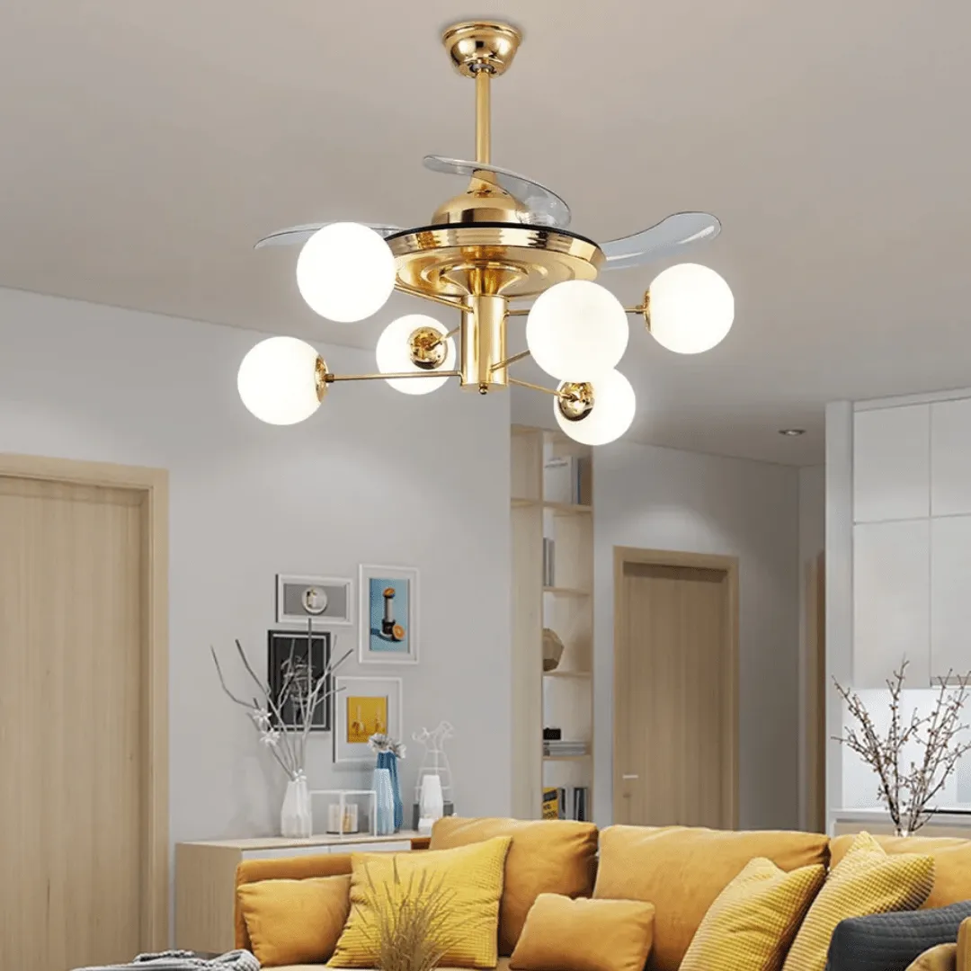 Bellus Chandelier Ceiling Fan with Remote Control