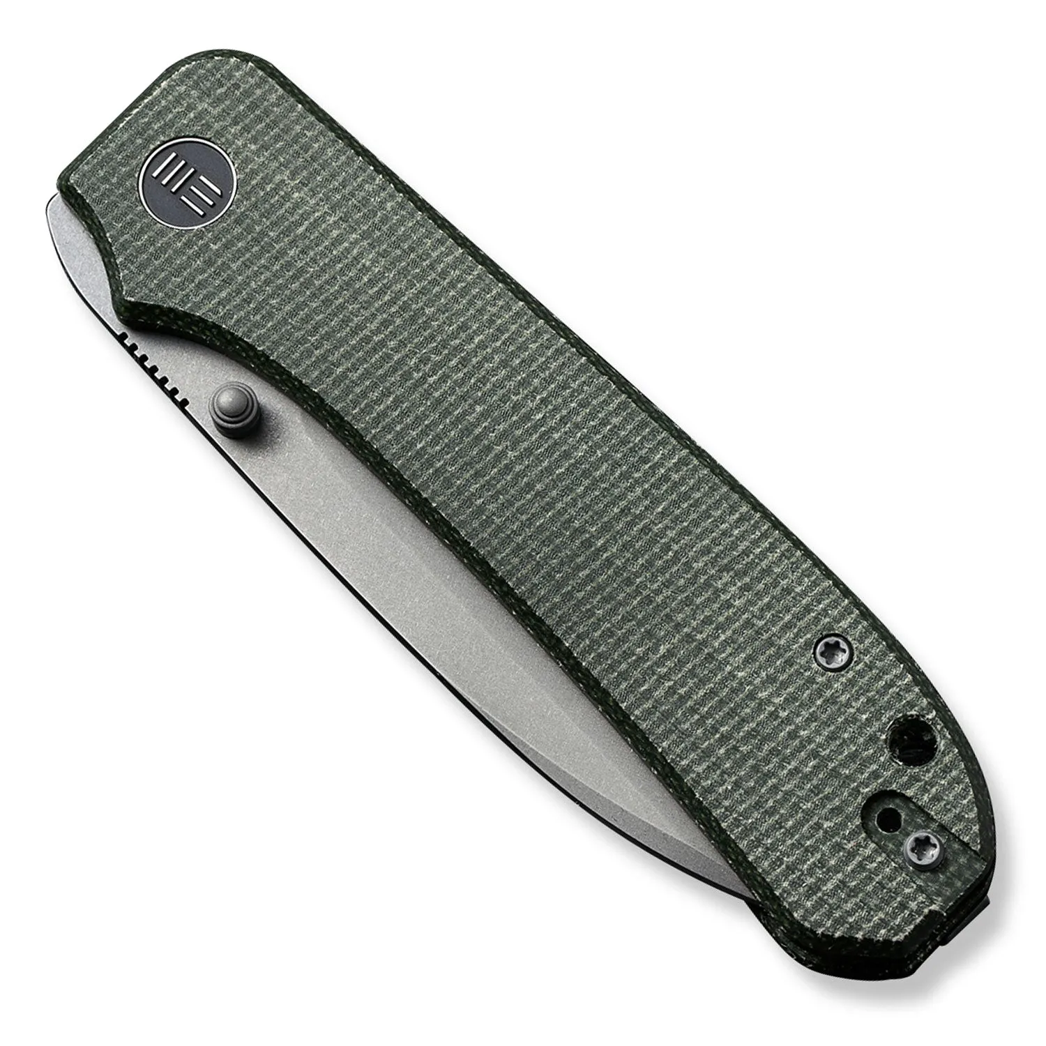 Big Banter Pocket Knife - Green Micarta - 20 CV