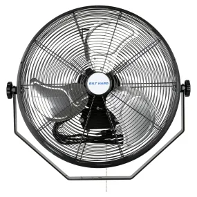 BILT HARD 20 inch Industrial Wall Mount Fan, 4600 CFM 3-Speed High Velocity Wall Fan with Sealed Motor, Heavy Duty Metal Barn Fans UL Listed